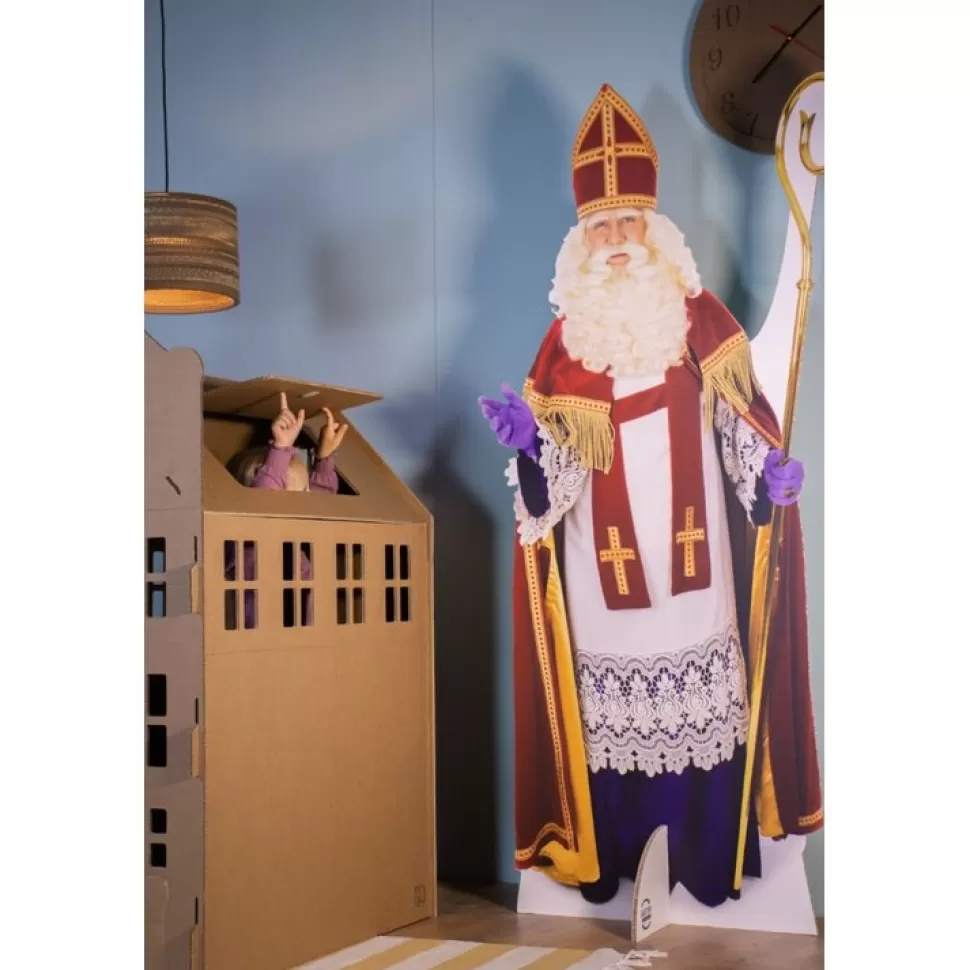 KarTent (Bedrukte) Contouren^Kartonnen Bedrukt Sinterklaas Figuur