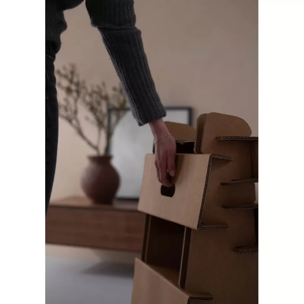 KarTent Meubels^Kartonnen Blok Stoel