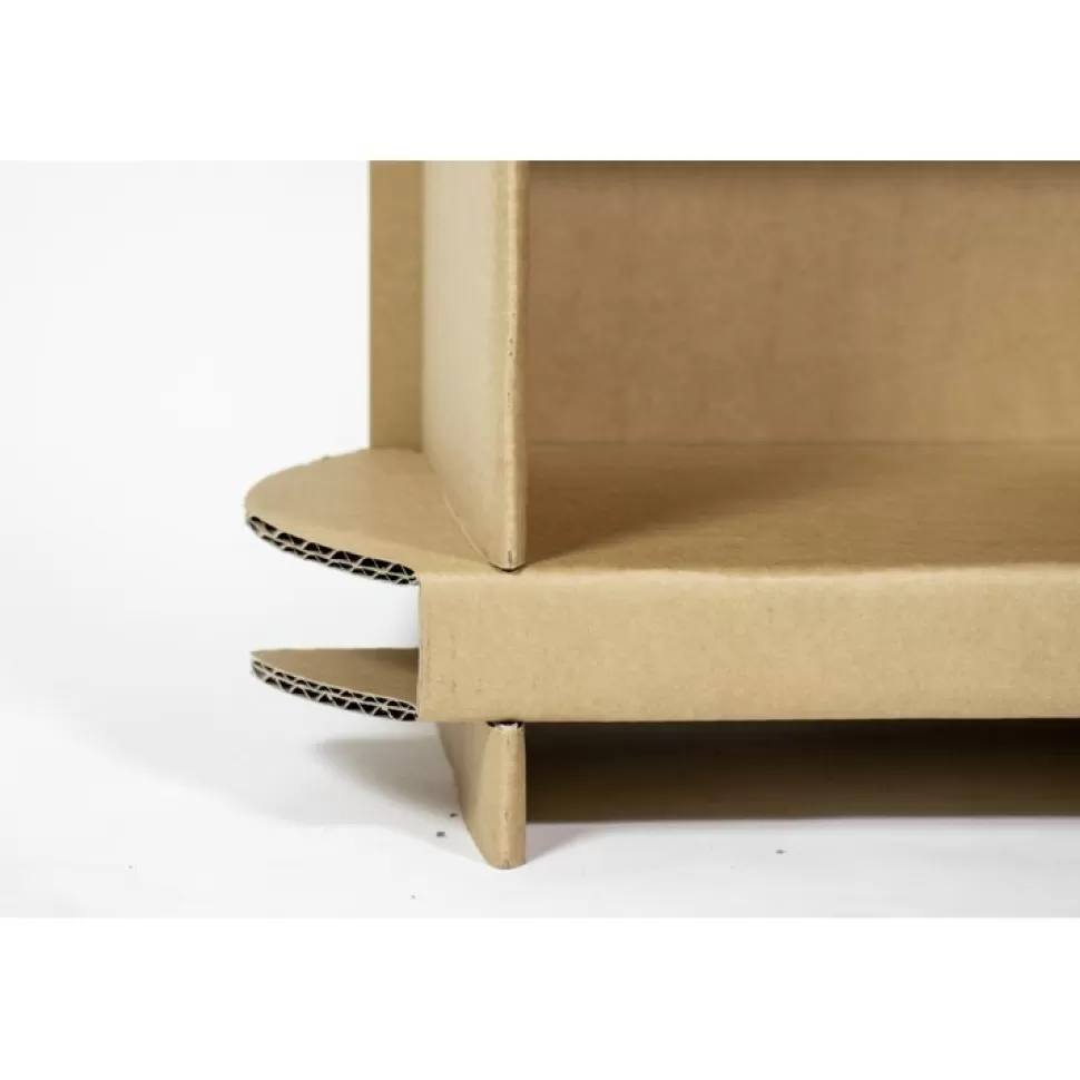 KarTent Beursstand^Kartonnen Boekenkast 150Cm