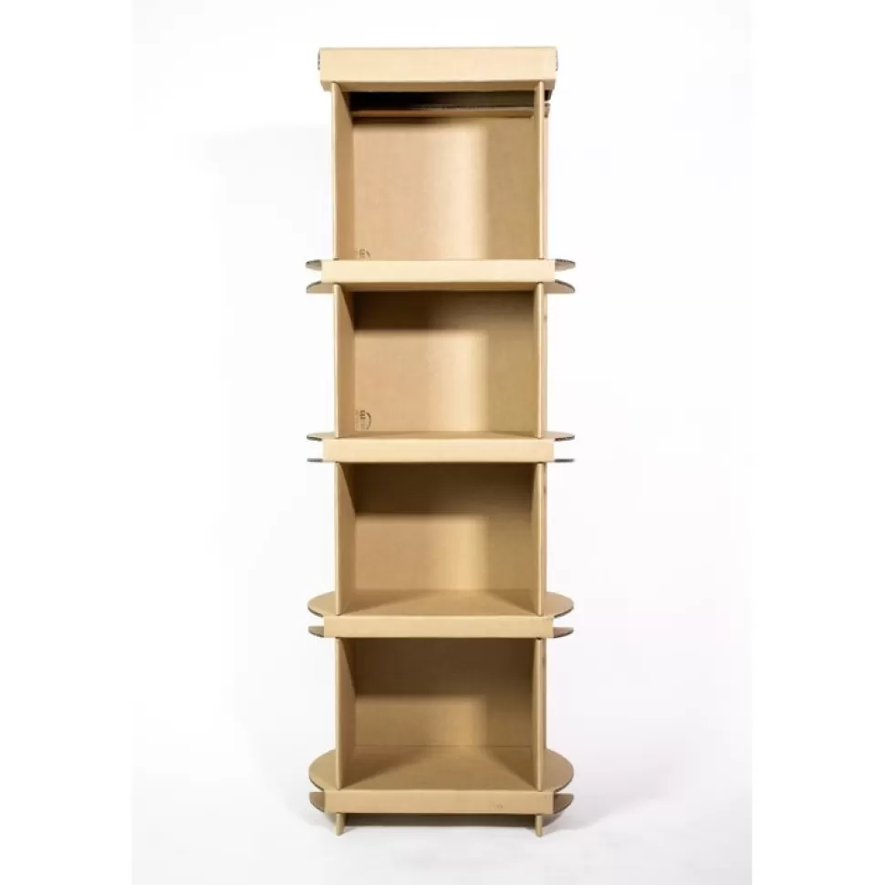 KarTent Beursstand^Kartonnen Boekenkast 150Cm