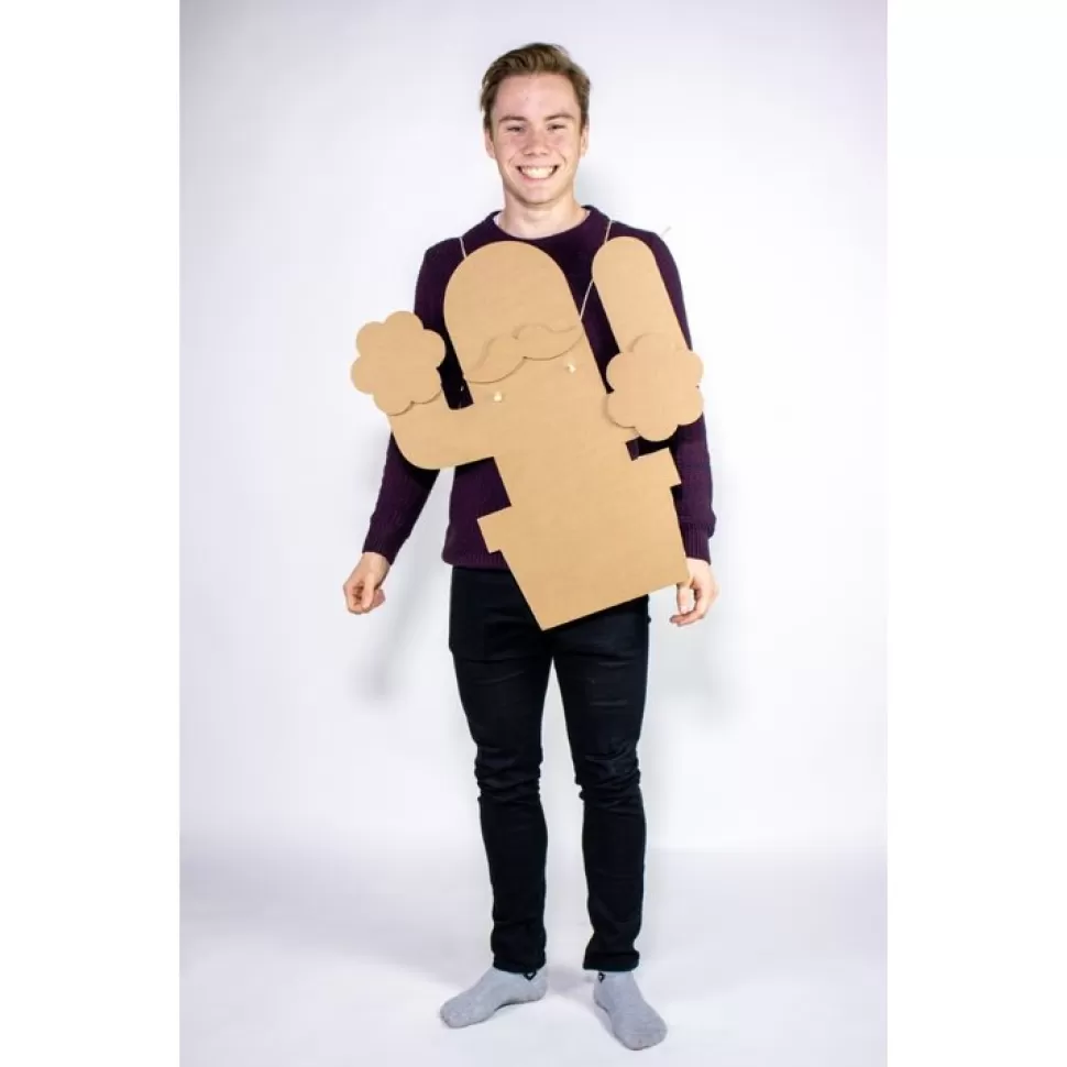 KarTent Verkleedkostuums^Kartonnen Cactus Verkleedkleding