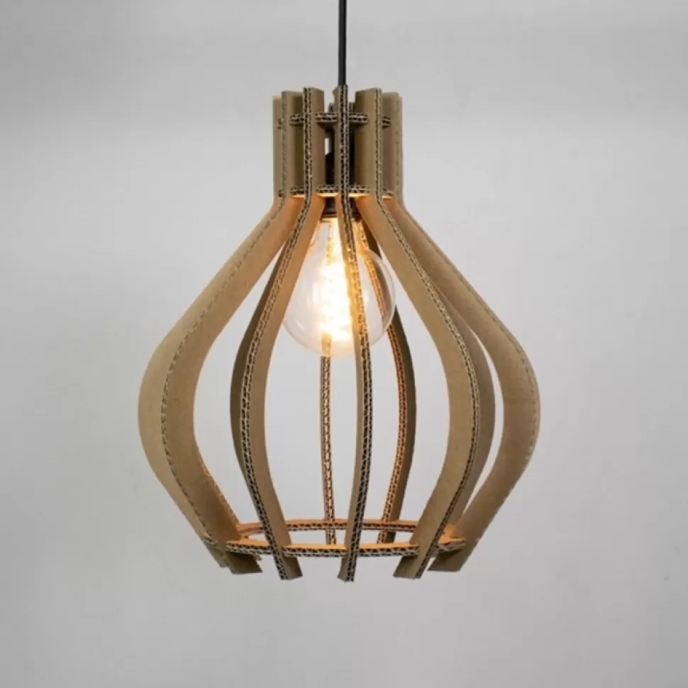 KarTent Lampen^Kartonnen Hardenberg Hanglamp
