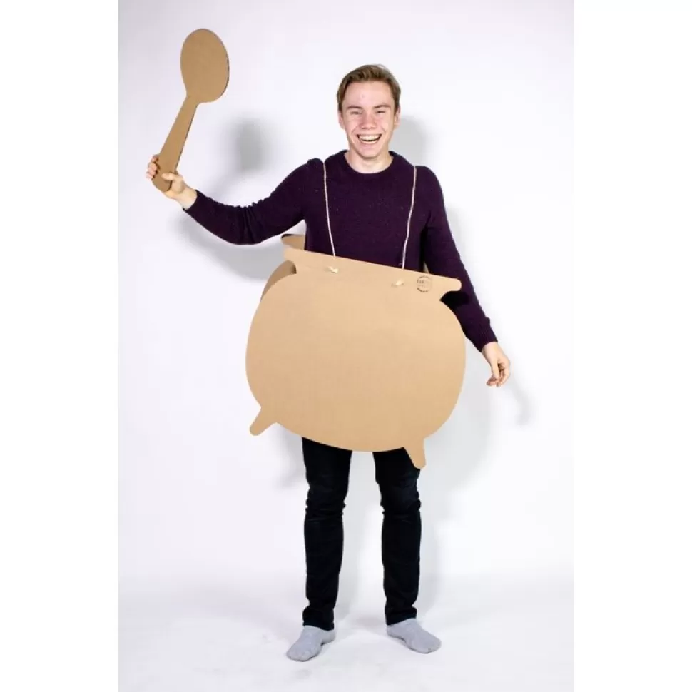 KarTent Verkleedkostuums^Kartonnen Heksenketel Verkleedkleding