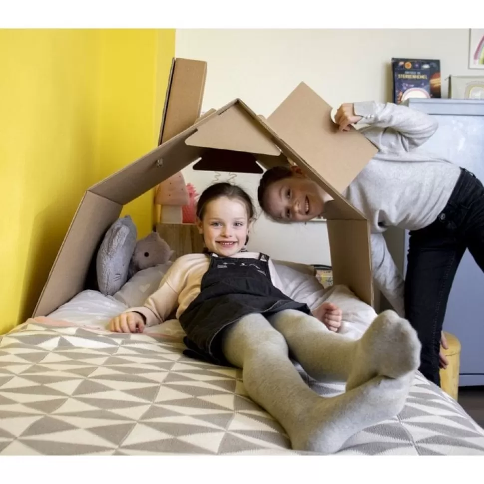 KarTent Speelgoed^Kartonnen Kinderbed Huis