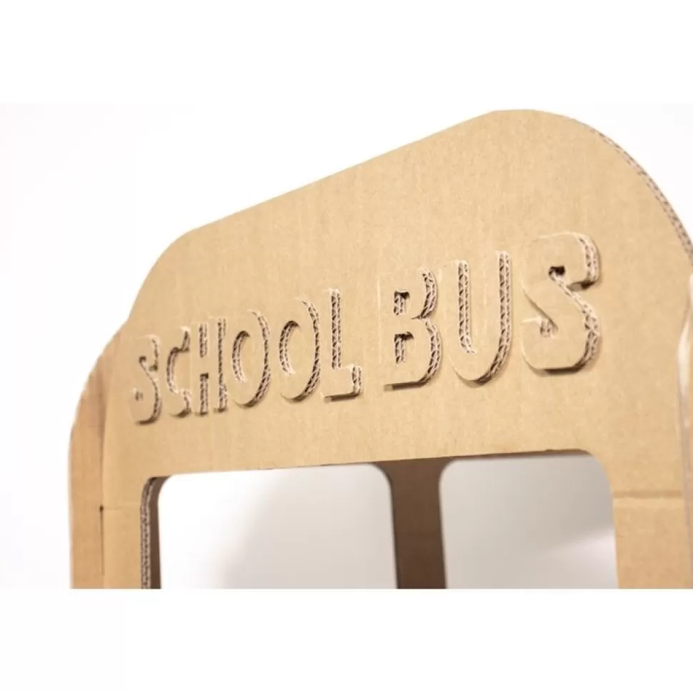 KarTent Speelhuizen^Kartonnen Schoolbus
