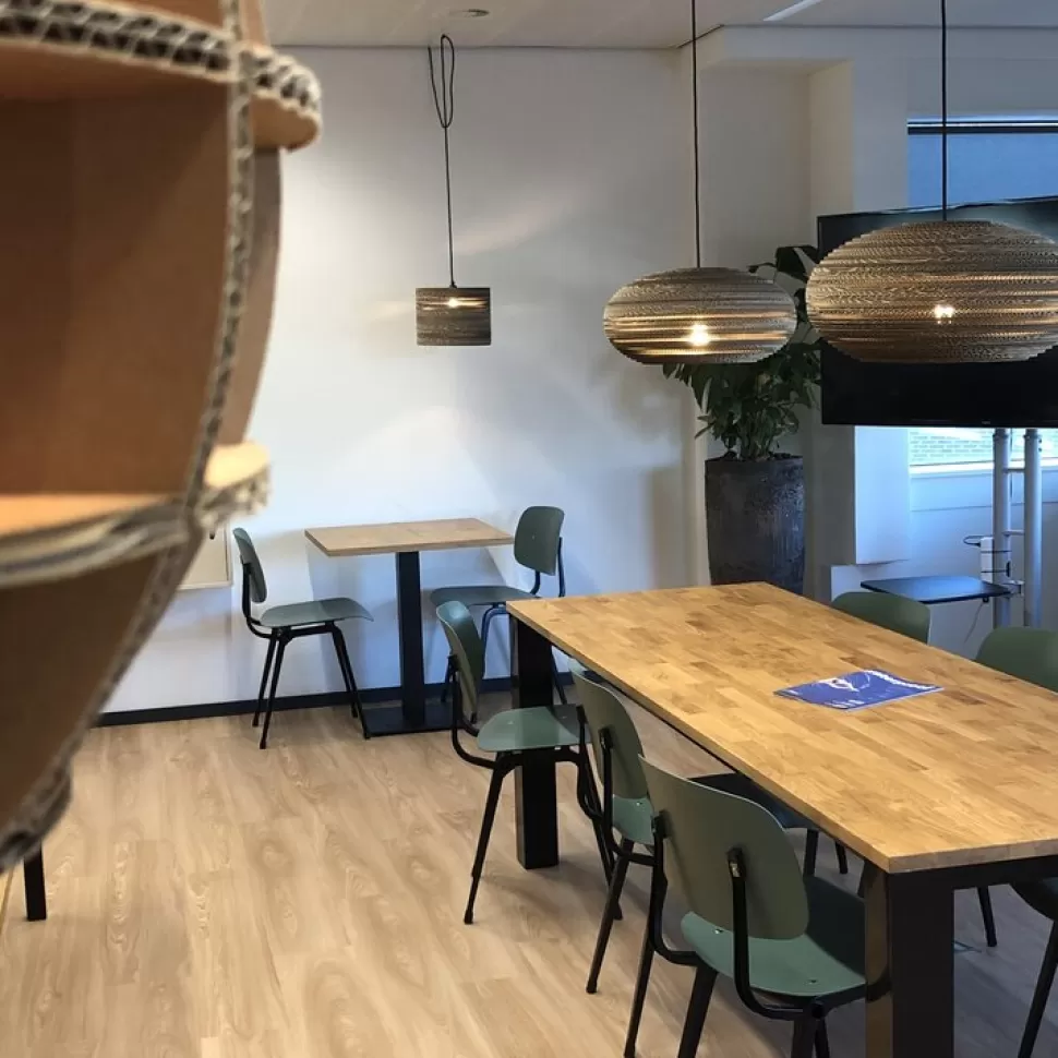 KarTent B2B^Kartonnen Tarwin Hanglamp