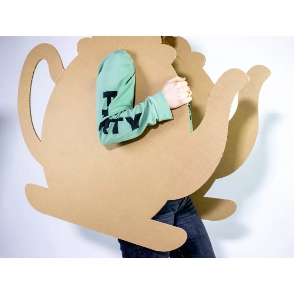 KarTent Event Items^Kartonnen Theepot Verkleedkleding
