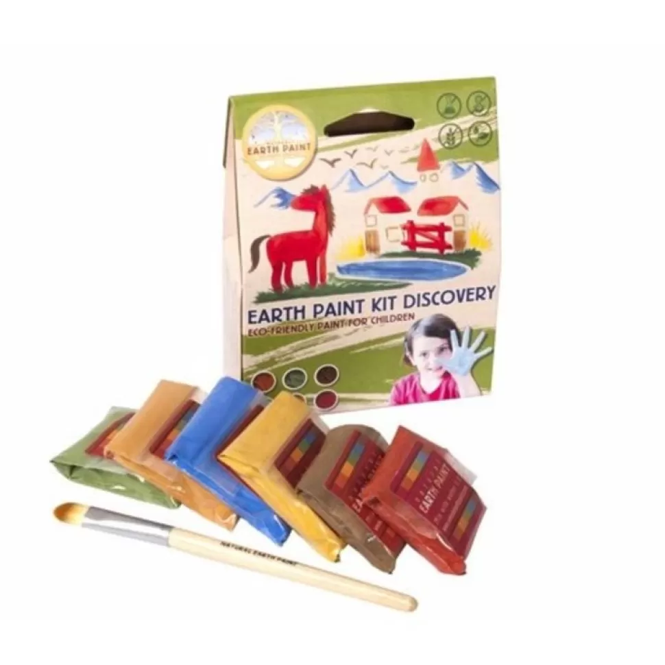 KarTent Doe-Het-Zelf^Natuurlijke Kinderverf Earth Kit Discovery